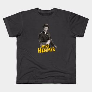 Mike Hammer - Darren McGavin - 50s Tv Show Kids T-Shirt